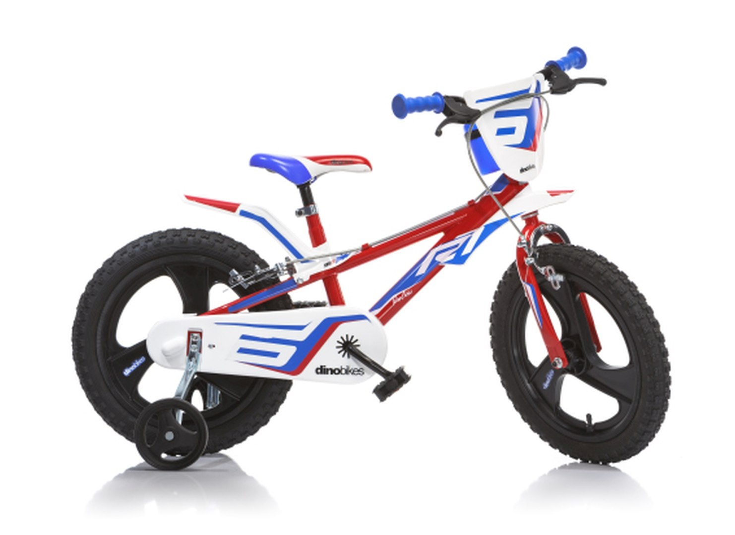 Rowerek Dziecięcy 14 Cali R1 Sport Czerwony Hamulec Dino Bikes