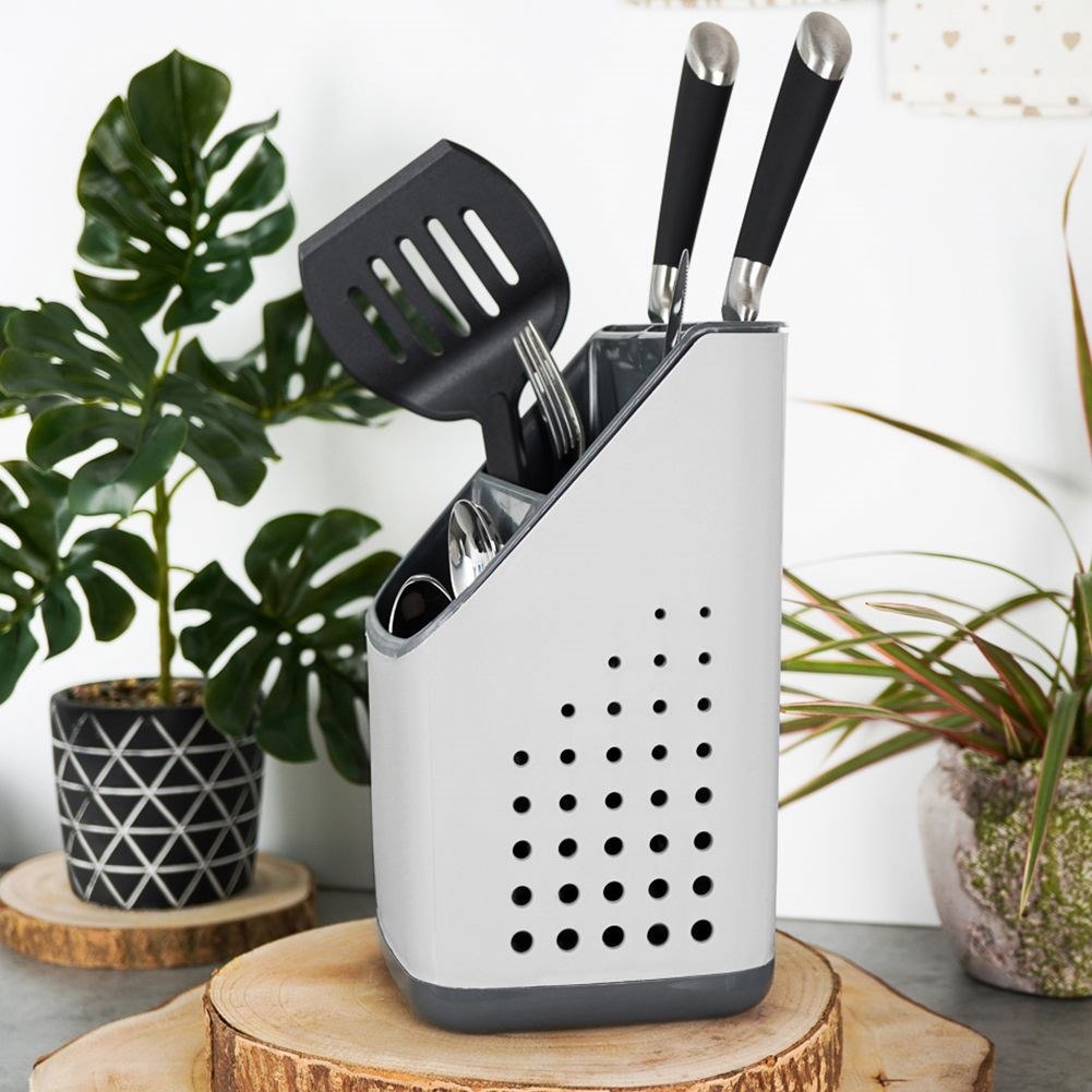 Organizer ociekacz na sztućce przybory kuchenne 14x14x23 cm 6 Organizer ociekacz na sztućce przybory kuchenne 14x14x23 cm - obrazek 6
