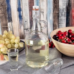 Butelka z Klipsem Szklana ORION 1 L z Uchwytem Szczelna Retro