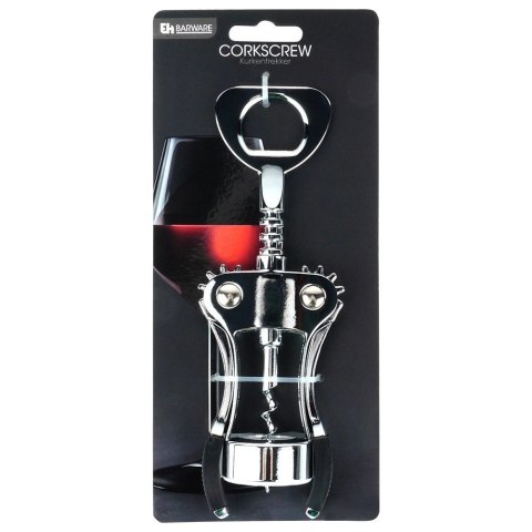 Korkociąg Klasyczny Ręczny do Wina Metalowy EXCELLENT HOUSEWARE 19,5 cm