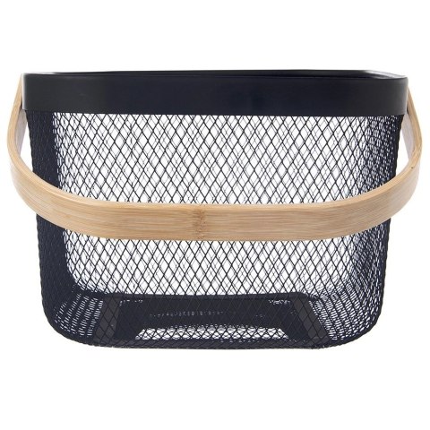 Koszyk do Przechowywania Metalowy Czarny 27 x 24,5 x 17,5 cm ORION RADKA