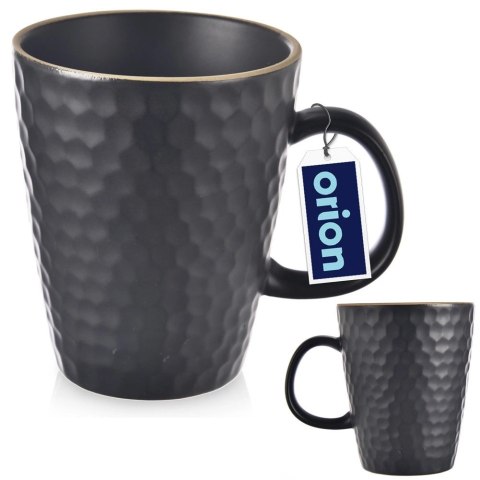 Kubek Ceramiczny Czarny TEA TIME 420 ml ORION Odpowiedni do Zmywarki