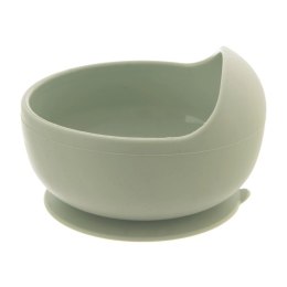 Miseczka dla Dziecka 12 cm 360 ml Silikonowa z Przyssawką Zielona ORION