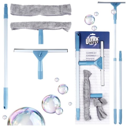 Mop do Okien Teleskopowy 50-95 cm ze Ściągaczką Mikrofibra ULTRA CLEAN