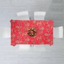Obrus Świąteczny Plamoodporny 180 x 130 cm Czerwony EXCELLENT HOUSEWARE
