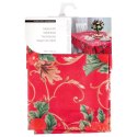 Obrus Świąteczny Plamoodporny 180 x 130 cm Czerwony EXCELLENT HOUSEWARE