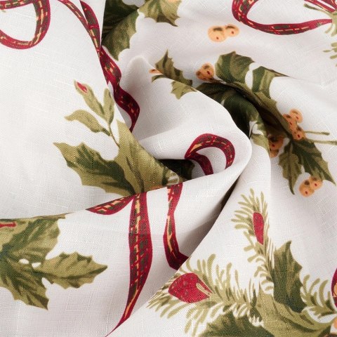 Obrus Świąteczny Plamoodporny 180 x 130 cm Kremowy EXCELLENT HOUSEWARE