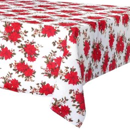Obrus Świąteczny Plamoodporny 180 x 130 cm Biały EXCELLENT HOUSEWARE