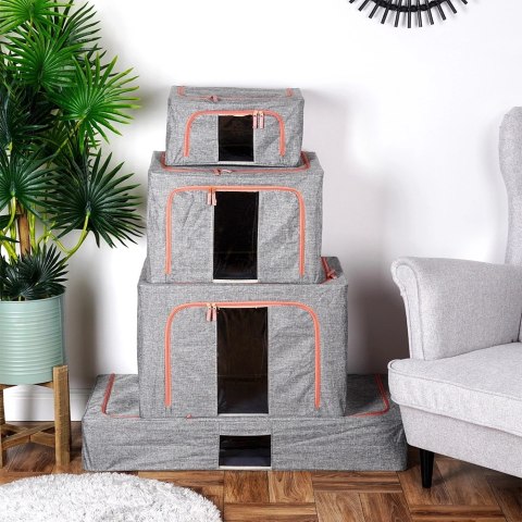 Pokrowiec na Pościel Duży Stelaż Zamek 68 L VILDE Pod Łóżko Stabilny