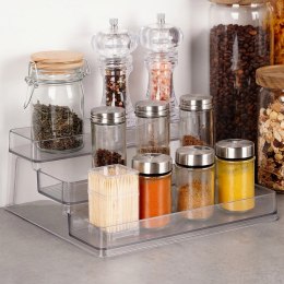 Półka Kuchenna Organizator 3 Poziomy Przezroczysta 255 x 235 cm EXCELLENT