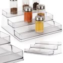 Półka Kuchenna Organizator 3 Poziomy Przezroczysta 255 x 235 cm EXCELLENT