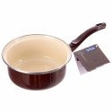 Rondel Emaliowany BROWN Retro 16 cm 1 L Indukcja Piekarnik ORION