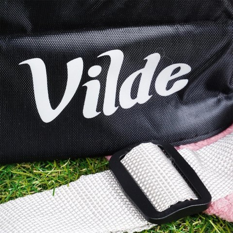 Torba Termiczna Czarna 18 L VILDE Plażowa Poliestrowa Regulowany Pasek