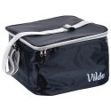 Torba Termiczna Czarna 18 L VILDE Plażowa Poliestrowa Regulowany Pasek