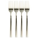 Zestaw Widelczyki Deserowe 4 szt. ORION Stal Nierdzewna Złote