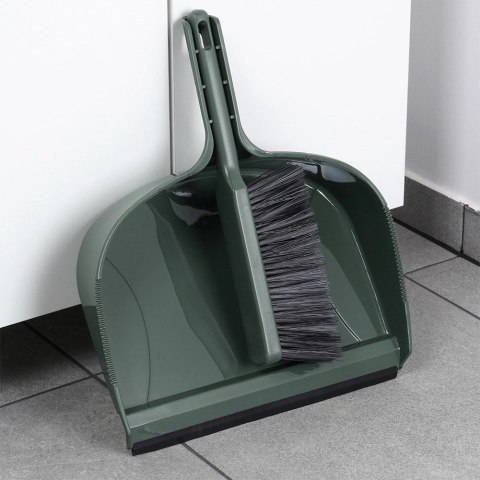 Zmiotka z Szufelką 484 g PROGARDEN Duża Gumowy Rant Zewnętrzna