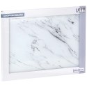 Deska do Krojenia Szklana VILDE 40x30 cm Hartowana Marmur Biały Dekoracyjna