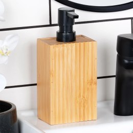 Dozownik do Mydła BATHROOM SOLUTIONS 280 ml Drewniany Bambus Ryflowany