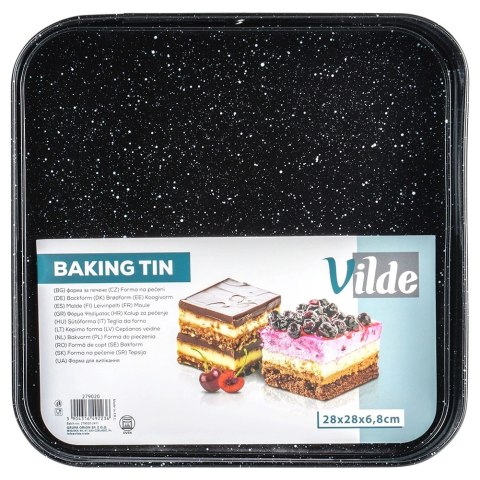 Forma do Pieczenia VILDE Rozpinana Granitowa 28 x 28 cm Kwadratowa