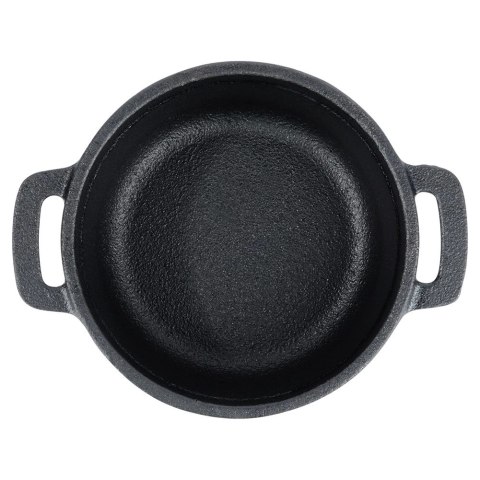 Garnek do Serwowania VILDE Żeliwny 10 cm 250 ml Pokrywka CAST LINE