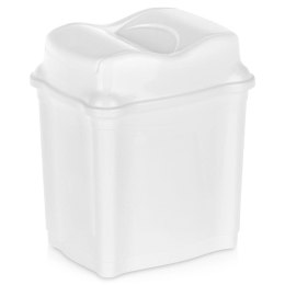 Kosz na Śmieci Plastikowy Biały 5 L ORION Wytrzymały i Pojemny