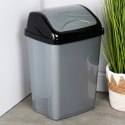 Kosz na Śmieci Plastikowy Szary 26 L ORION Wytrzymały i Pojemny