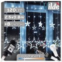 Kurtyna Świetlna Zewnętrzna 120 led 2,5 m ORION Gwiazdki ip44