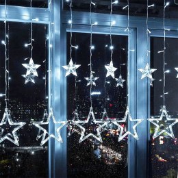 Kurtyna Świetlna Zewnętrzna 120 led 2,5 m ORION Gwiazdki ip44