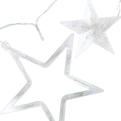 Kurtyna Świetlna Zewnętrzna 120 led 2,5 m ORION Gwiazdki ip44