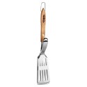 Łopatka do Grilla ze Szczypcami 2w1 Stalowa 40 cm Drewniana Rączka BBQ