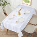 Obrus Świąteczny Plamoodporny 220 x 150 cm Śnieżynki EXCELLENT HOUSEWARE