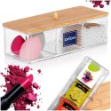 Organizer na Kosmetyki z Pokrywką 23,5 x 10 x 8,5 cm ORION Bambusowy