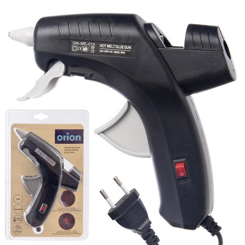 Pistolet do Kleju na Gorąco Mocny 20W ORION na Wkłady 1,1 cm
