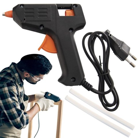 Pistolet do kleju na gorąco + 2 wkłady