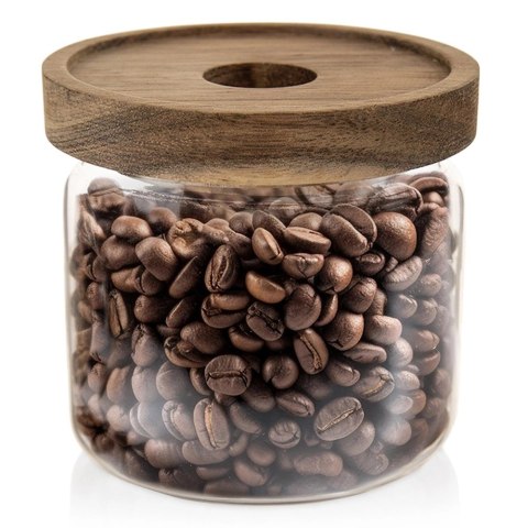 Pojemnik Szklany Sypkie Produkty 500 ml ORION z Uszczelką 10 x 9 cm