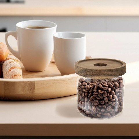 Pojemnik Szklany Sypkie Produkty 500 ml ORION z Uszczelką 10 x 9 cm