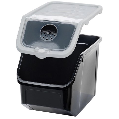 Pojemnik na Warzywa Karmę 12 L VILDE z Miarką Wentylacja 33 x 23,5 cm