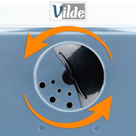 Pojemnik na Warzywa Karmę 12 L VILDE z Miarką Wentylacja 33 x 23,5 cm