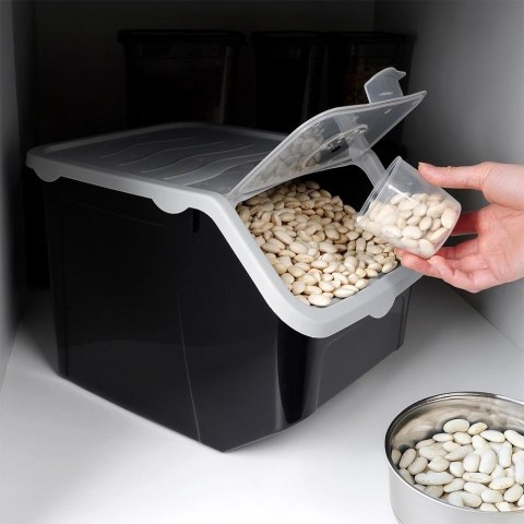 Pojemnik na Warzywa Karmę 12 L VILDE z Miarką Wentylacja 33 x 23,5 cm