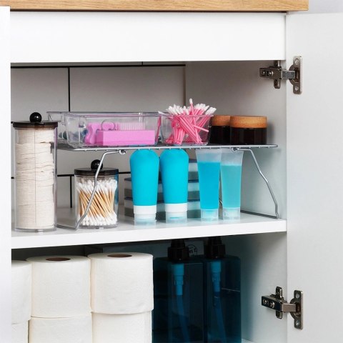 Półka Kuchenna Metalowa Składana Szara 37 x 21 cm SG Organizator