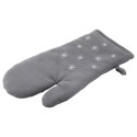 Rękawica Kuchenna Płatek Śniegu Magnes Bawełna Szara 325 cm ORION
