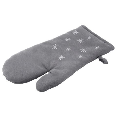 Rękawica Kuchenna Płatek Śniegu Magnes Bawełna Szara 325 cm ORION