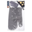 Rękawica Kuchenna Płatek Śniegu Magnes Bawełna Szara 325 cm ORION