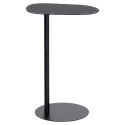Stolik Kawowy Metalowy Czarny Boczny Minimalistyczny 35 x 25 x 53 cm T4Y