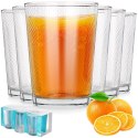 Szklanki Zestaw 6 szt. 425 ml EXCELLENT HOUSEWARE Grube Zdobione