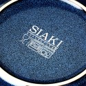 Talerz Deserowy Ceramiczny Granatowy 22 cm SIAKI COLLECTION Gres Łezka