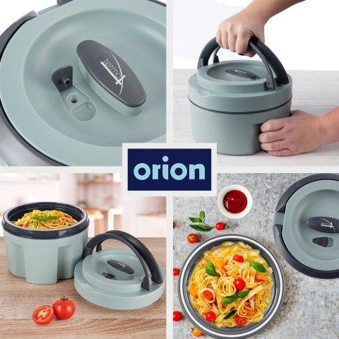 Termos Obiadowy TERMO Szczelny 2,4 L ORION Zielony Do Długiego Utrzymywania Temperatury