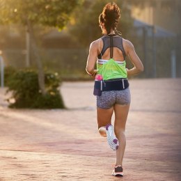 Torebka Nerka Odblaskowa do Biegania ORION Wodoodporna z Otworem