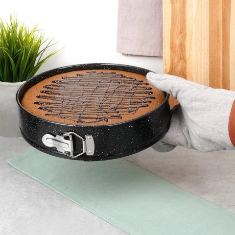 Tortownica Rozpinana Granitowa 28 cm VILDE Stal Nieprzywierająca do Ciast