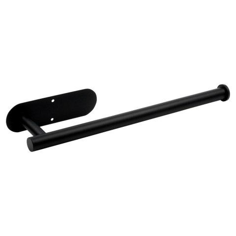 Wieszak na Ręcznik Papierowy VILDE Czarny Stal Nierdzewna 33,5 cm